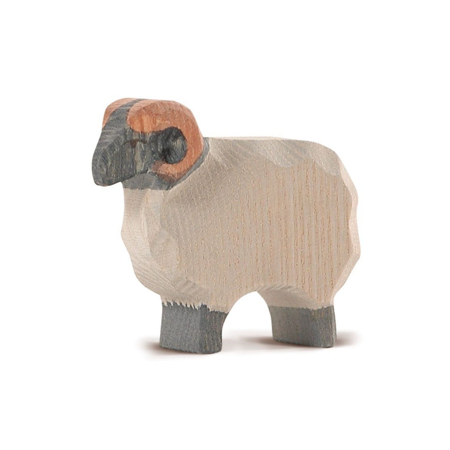 Moorland Ram | Farm Animal Figure | Wooden Toys for Kids