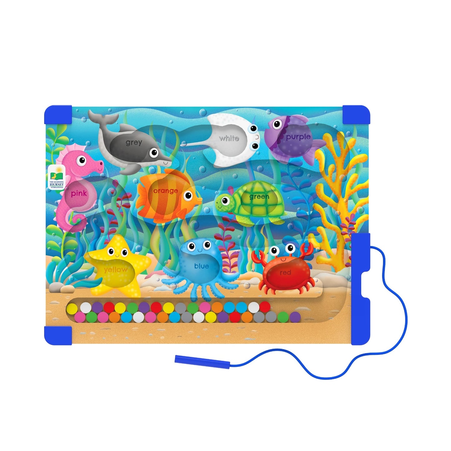 Colours Sea - Sort & Learn Magnetic Puzzles | Dexterity Game For Kids