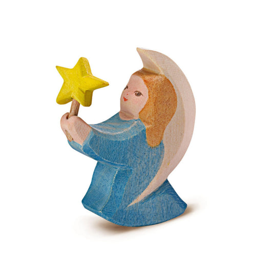 Angel with Star - Blue | Dolls & Figures | Wooden Toys for Kids