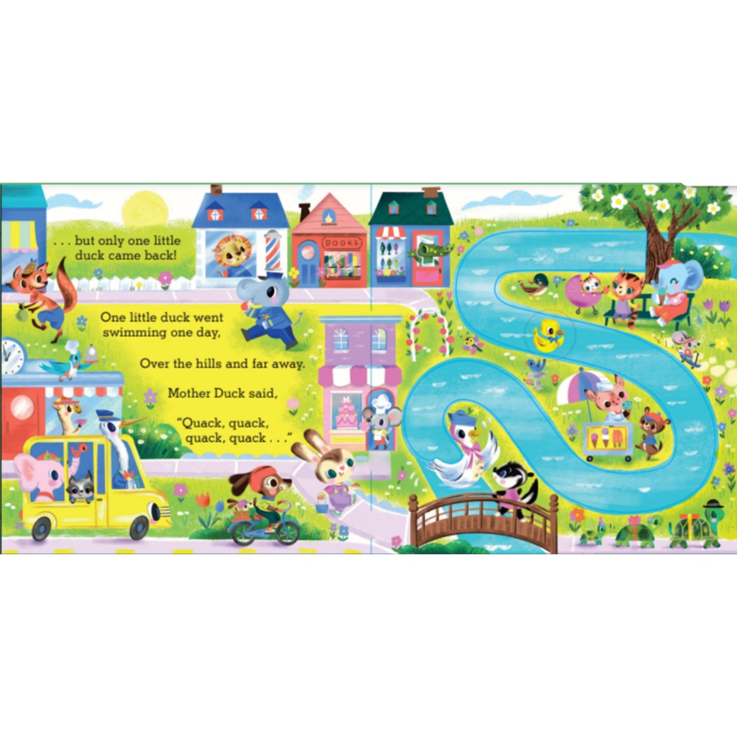 Five Little Ducks: A Nursery Rhyme Counting Book for Toddlers | Interactive Board Book