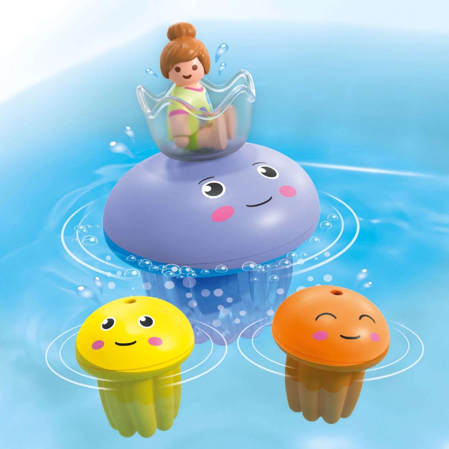 Colourful Jellyfish Family | Junior Aqua & Tinti | Bath Toys | 1 - 4 Years