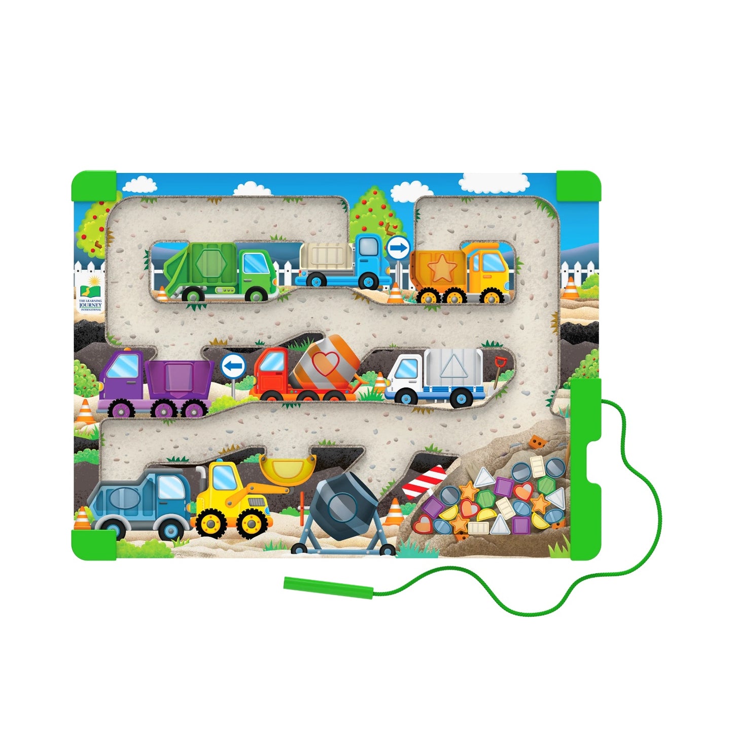 Shapes Diggers - Sort & Learn Magnetic Puzzles | Dexterity Game For Kids