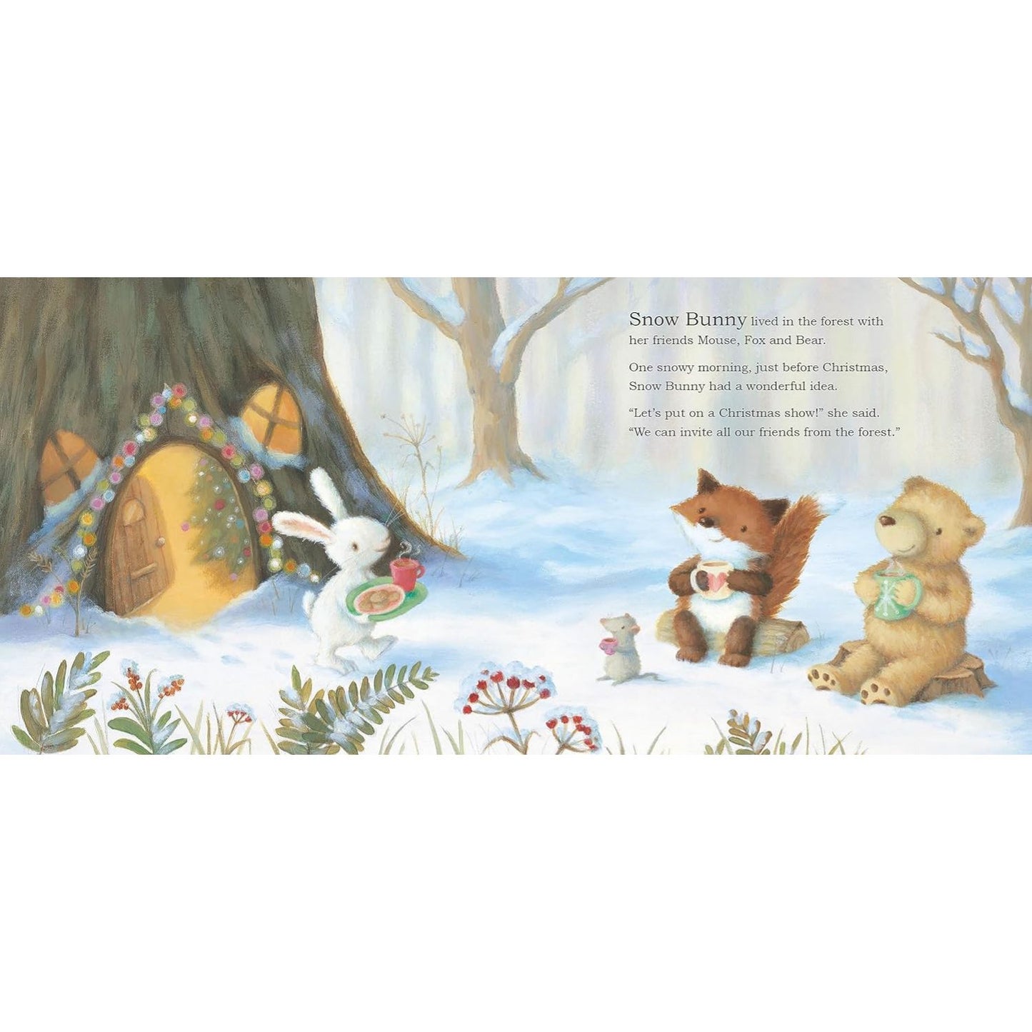 Snow Bunny’s Christmas Show | Board Book | Children’s Book