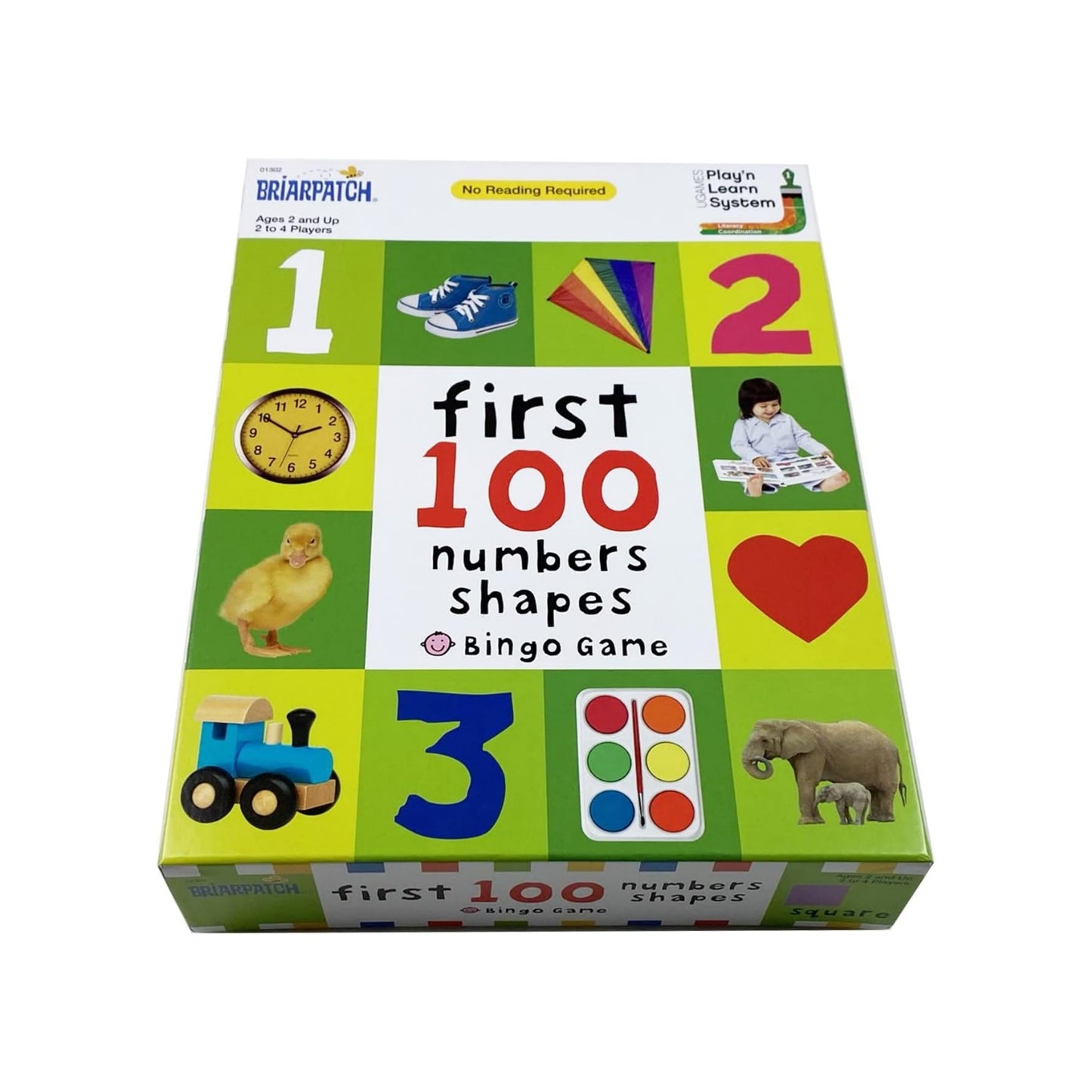 First 100 Numbers and Shapes Bingo Game | First Learning Game For Kids