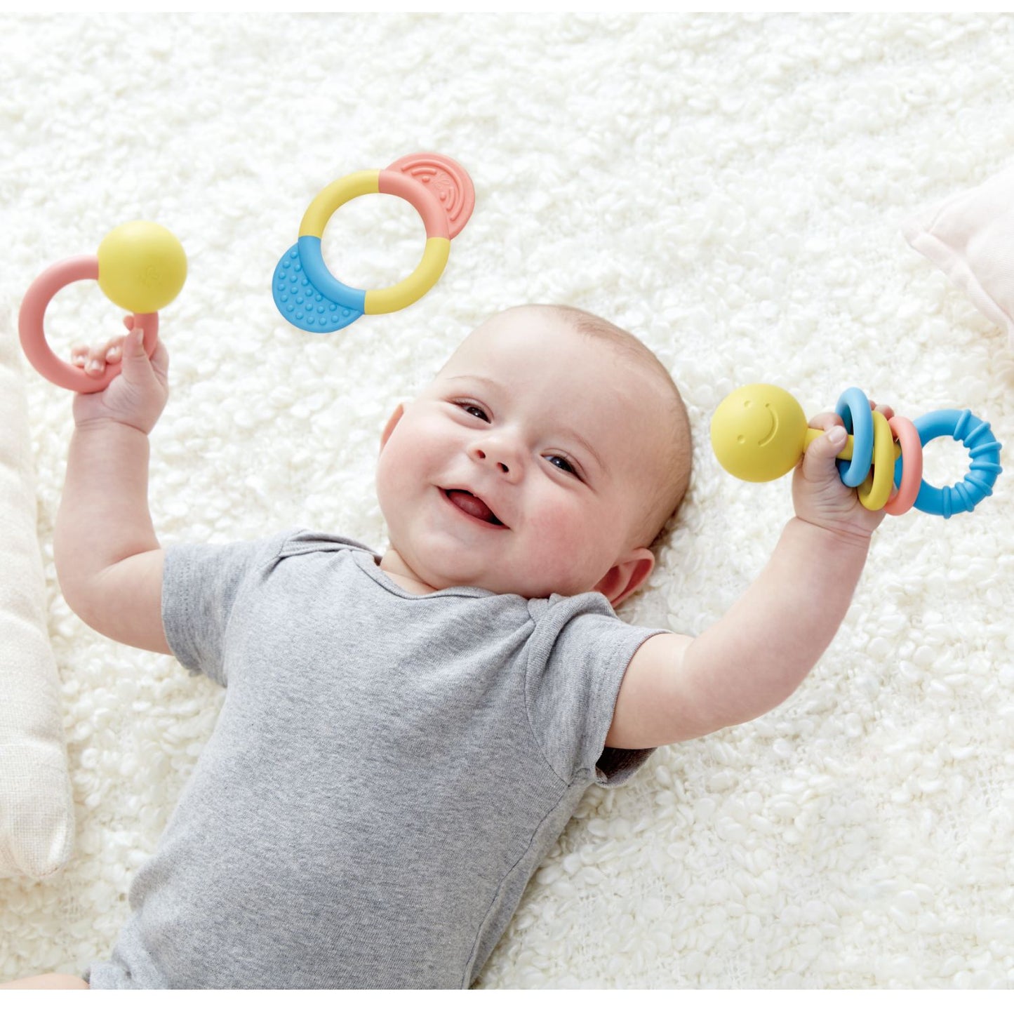 Rattle & Teether Collection | Eco Teething Toy