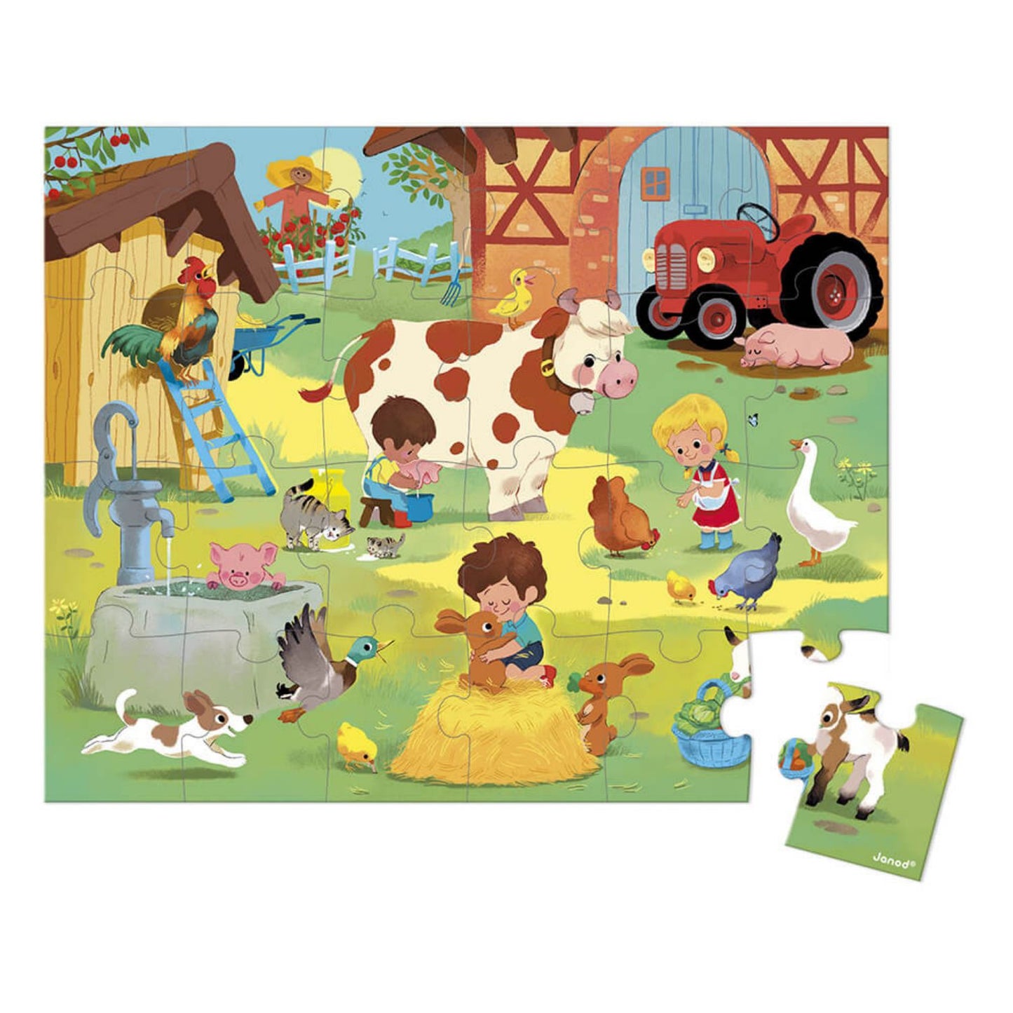 A Day At The Farm | Jigsaw Puzzle For Kids
