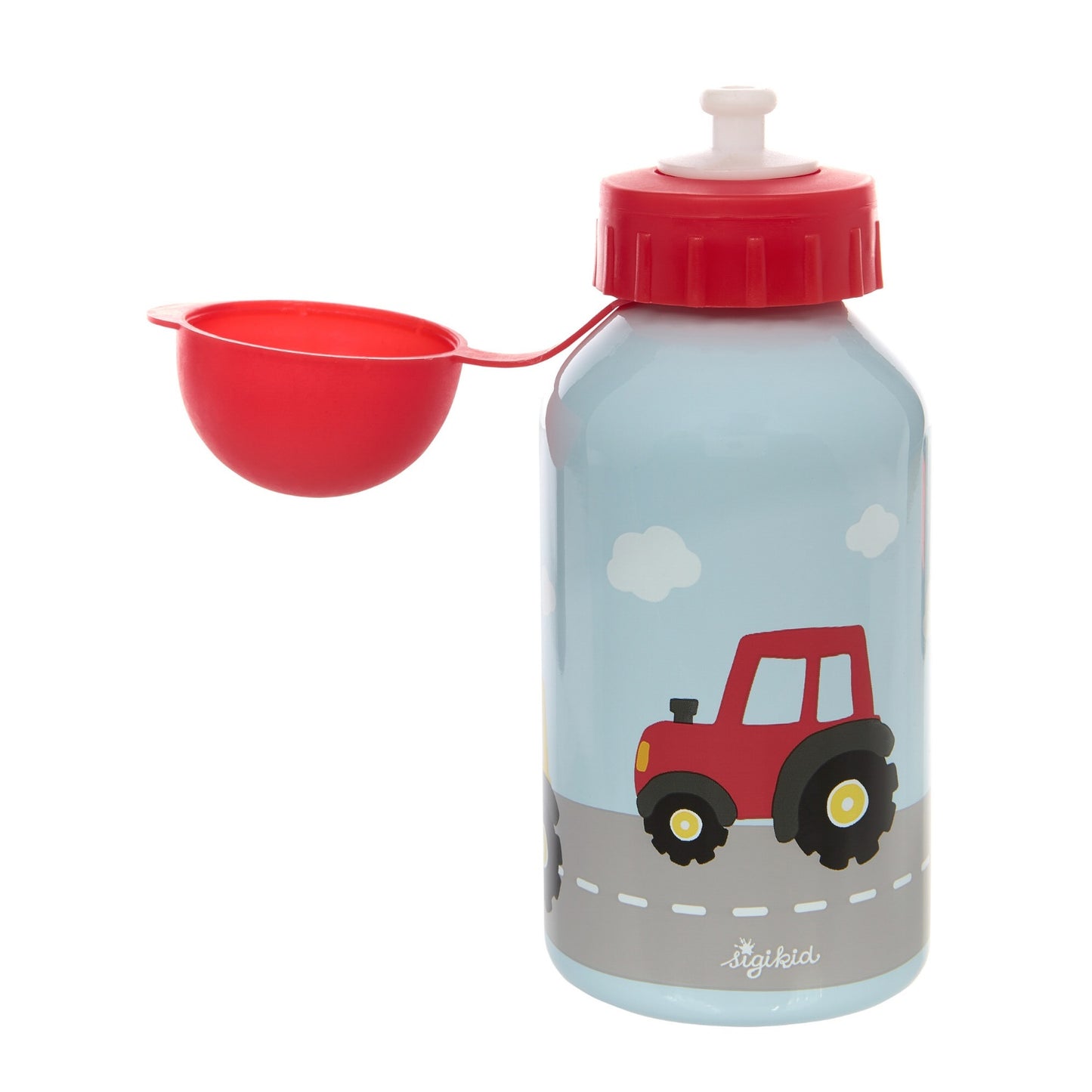 Red Tractor | Kids Water Bottle | Stainless Steel | 350 ml