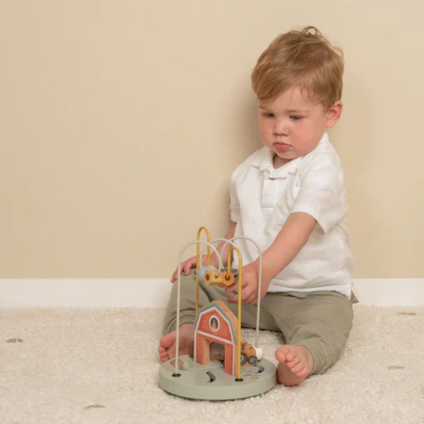 Little Farm Bead Maze | Wooden Toddler Activity Toy
