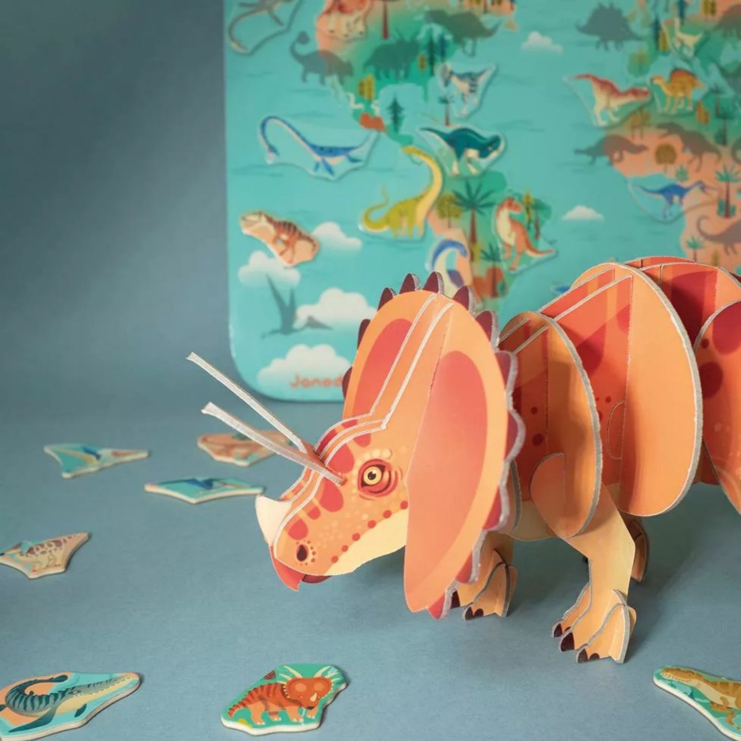 Triceratops 3D Puzzle | Puzzle For Kids