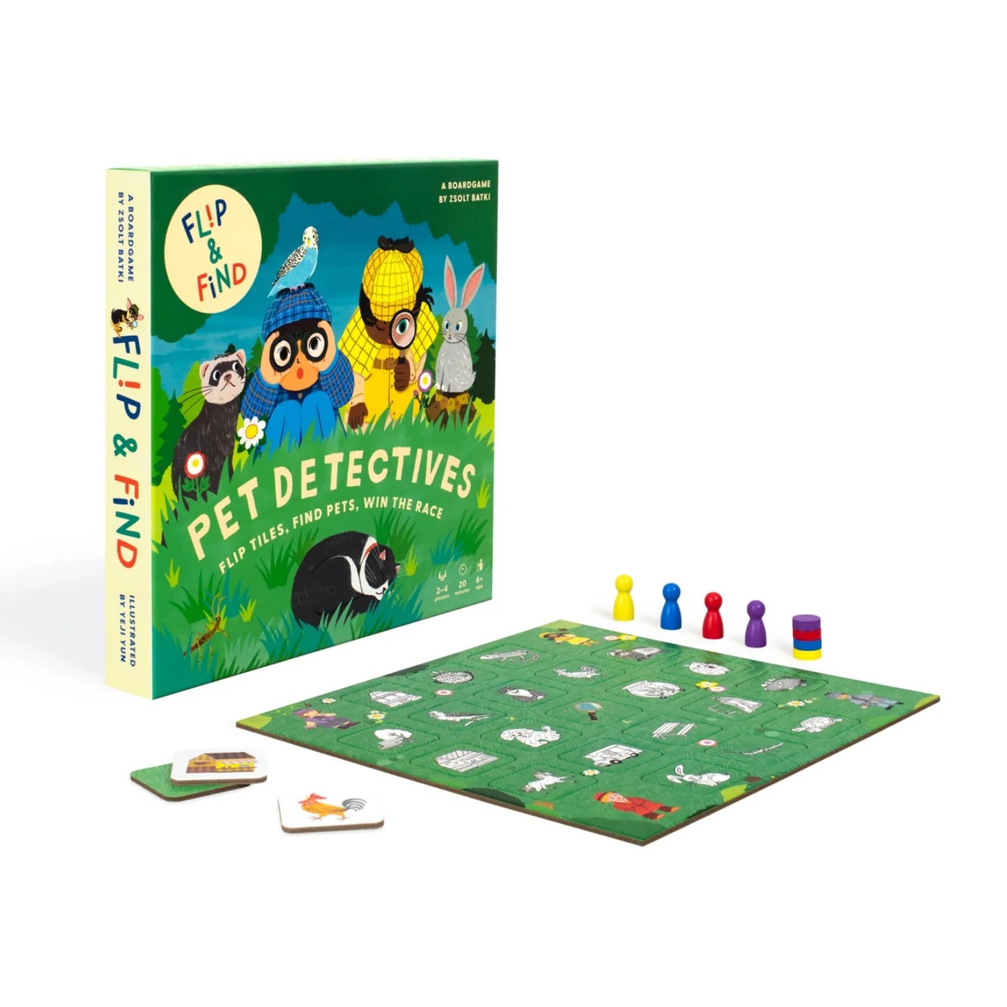 Flip and Find: Pet Detectives | Children's Board Games