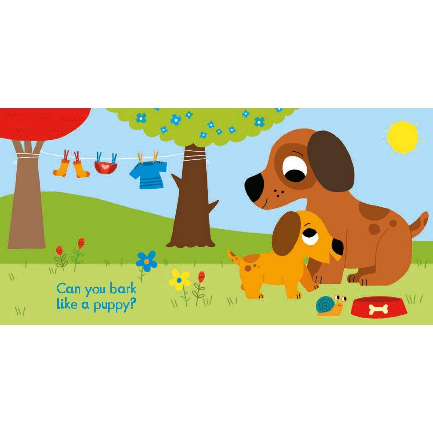 Listen to the Baby Animals | Interactive Board Book for Children