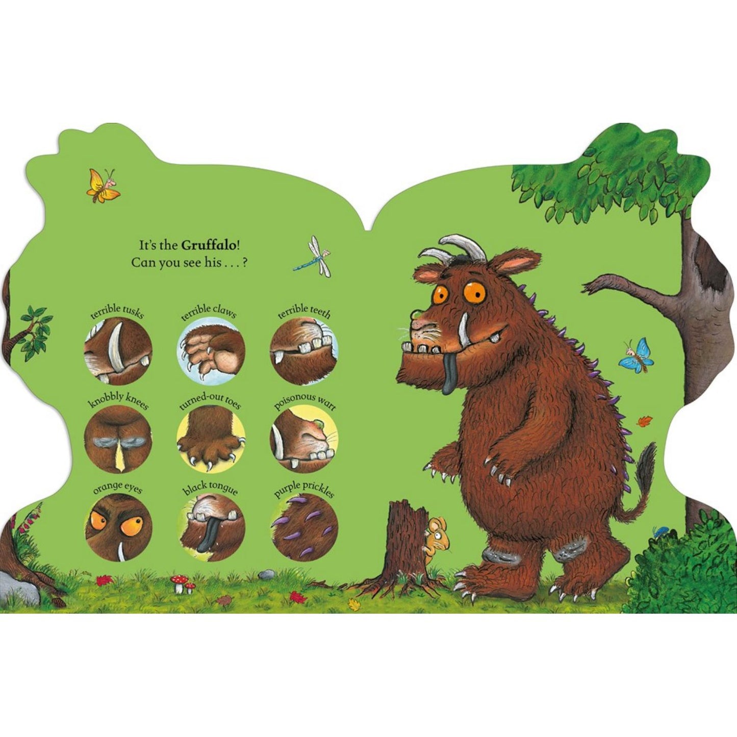 All About the Gruffalo | Shaped Board Book | Children's Story Book
