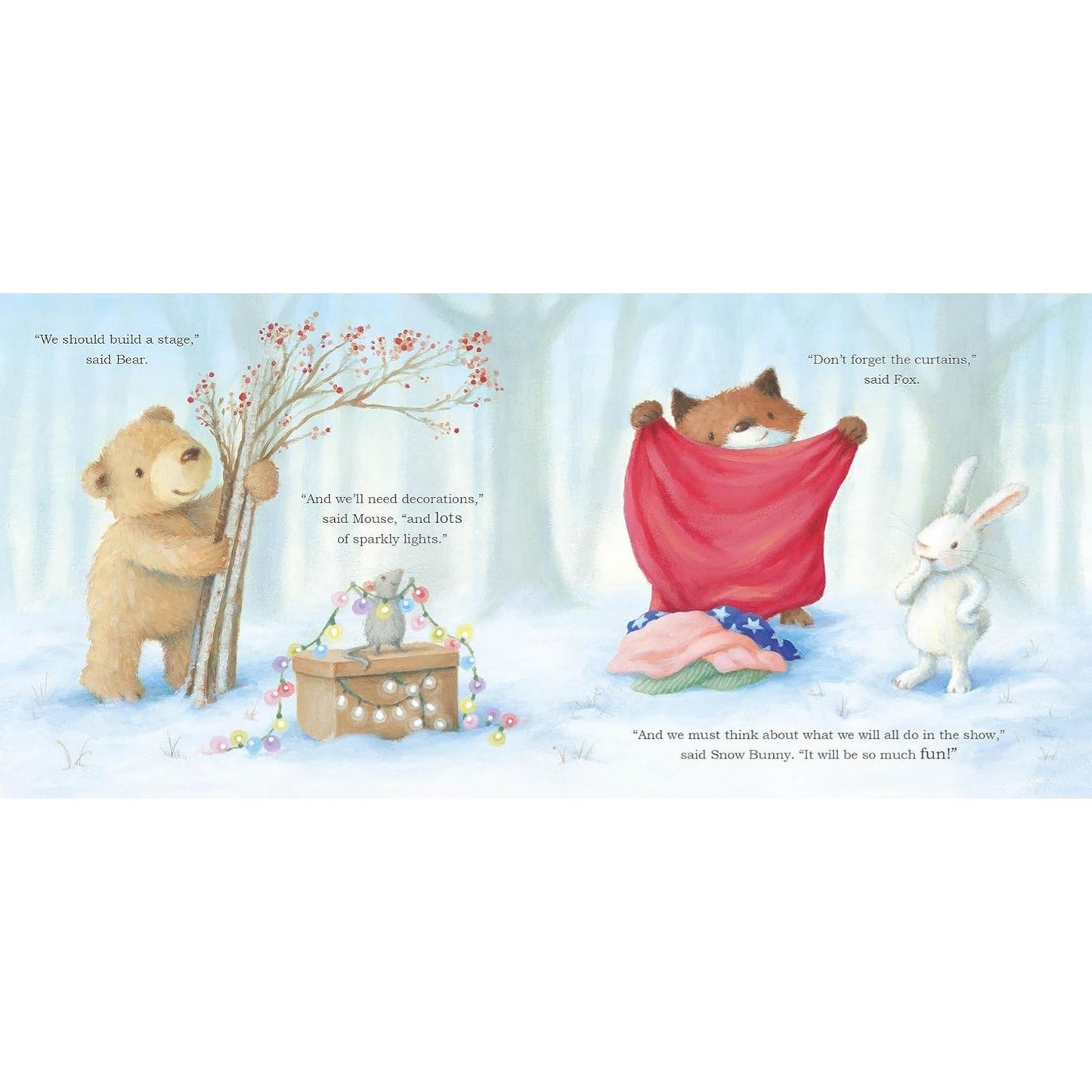 Snow Bunny’s Christmas Show | Board Book | Children’s Book