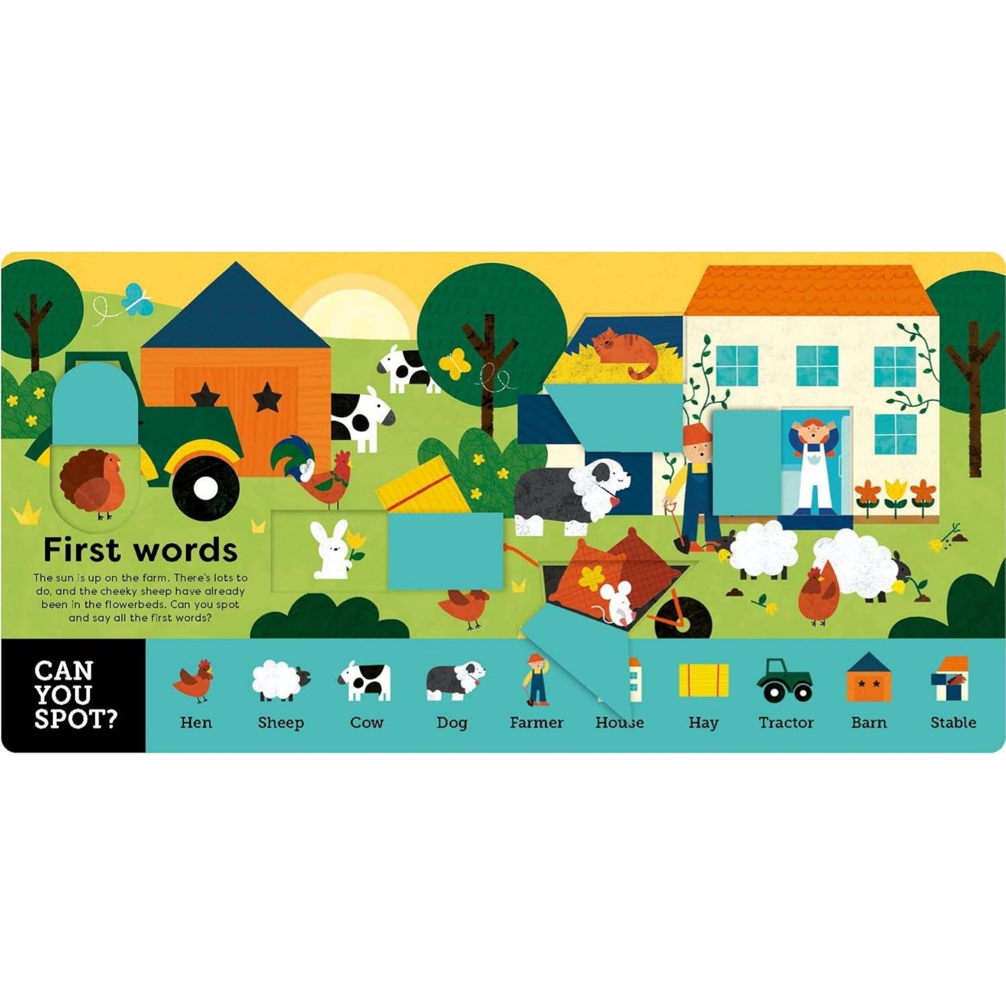 Everything Farm | Board Book | Children's Interactive Book