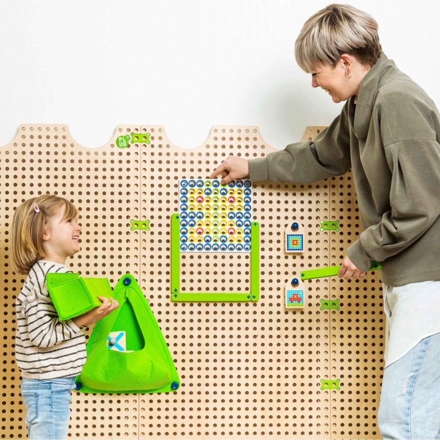 Wall System Set | PLUG-it - Educational Play System For Kids