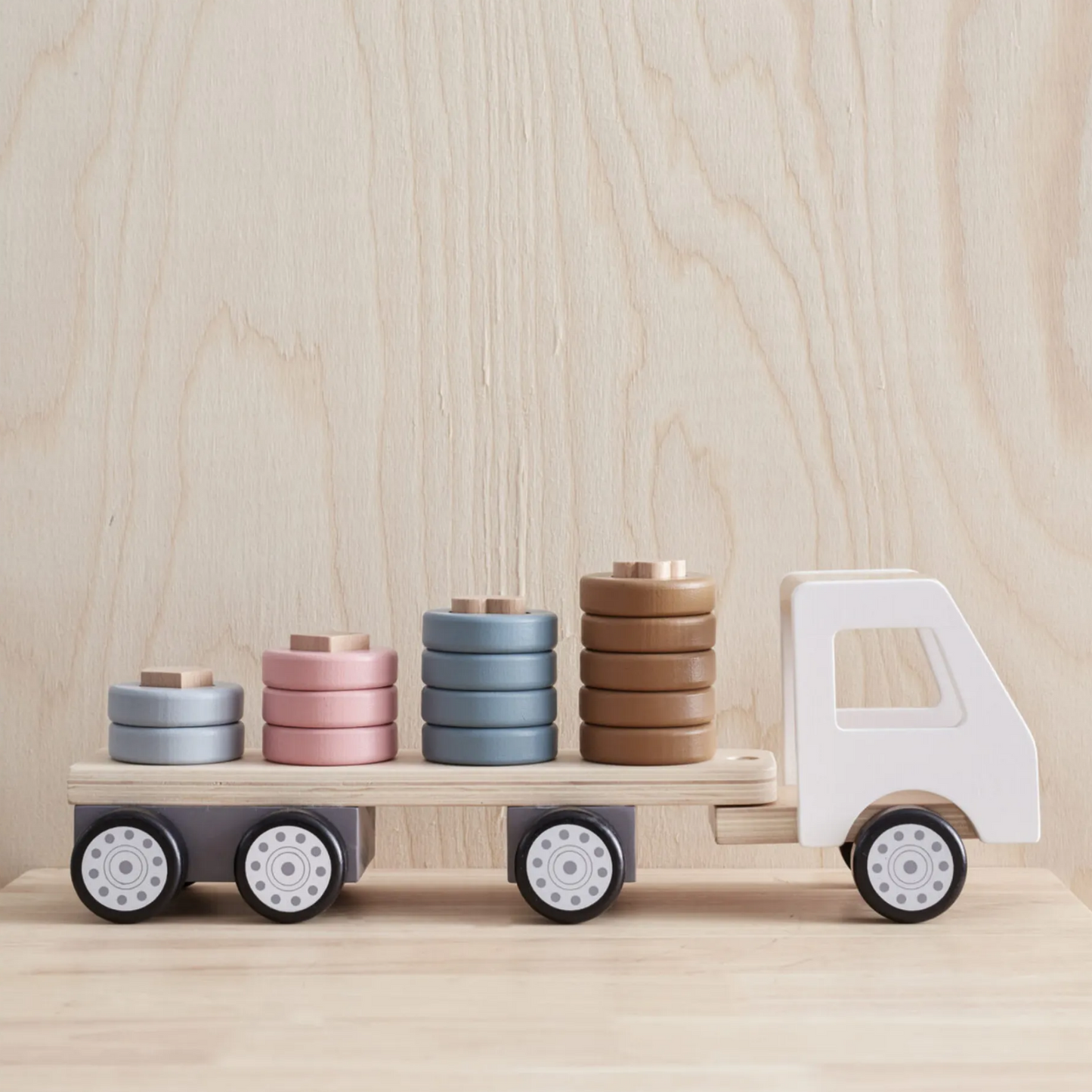 Sorter Ring Truck | Wooden Toddler Activity Toy