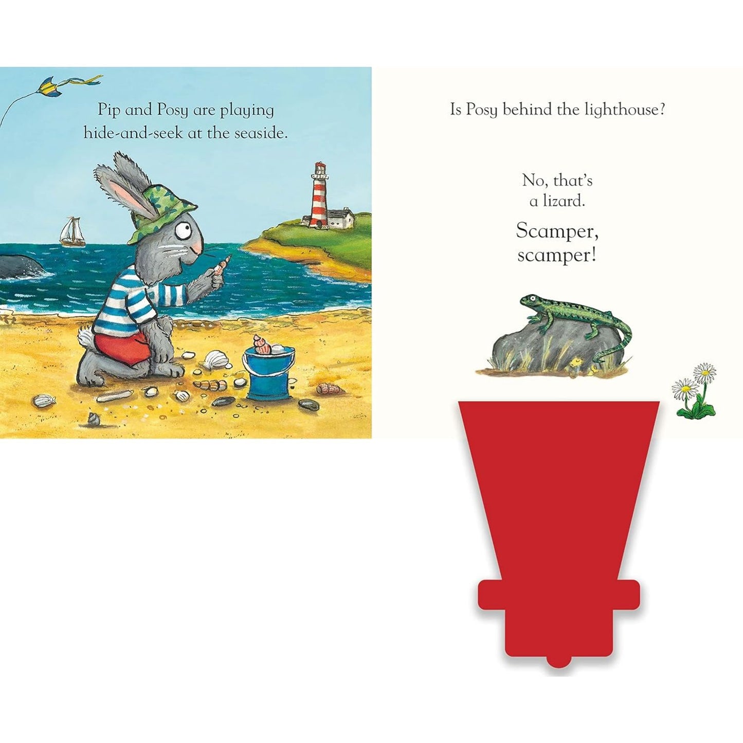 Pip & Posy, Where Are You? At The Seaside | Felt Flaps Board Book