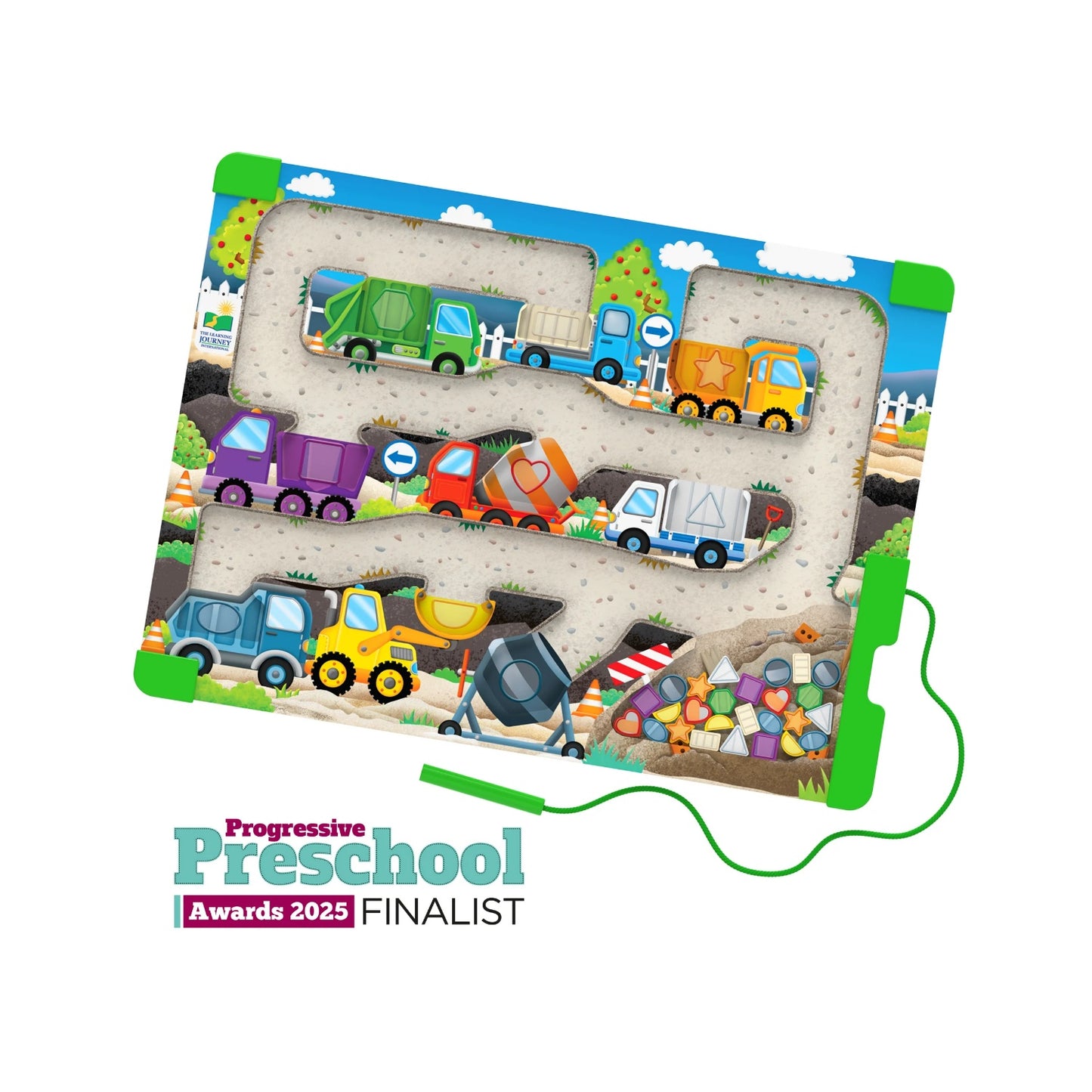 Shapes Diggers - Sort & Learn Magnetic Puzzles | Dexterity Game For Kids