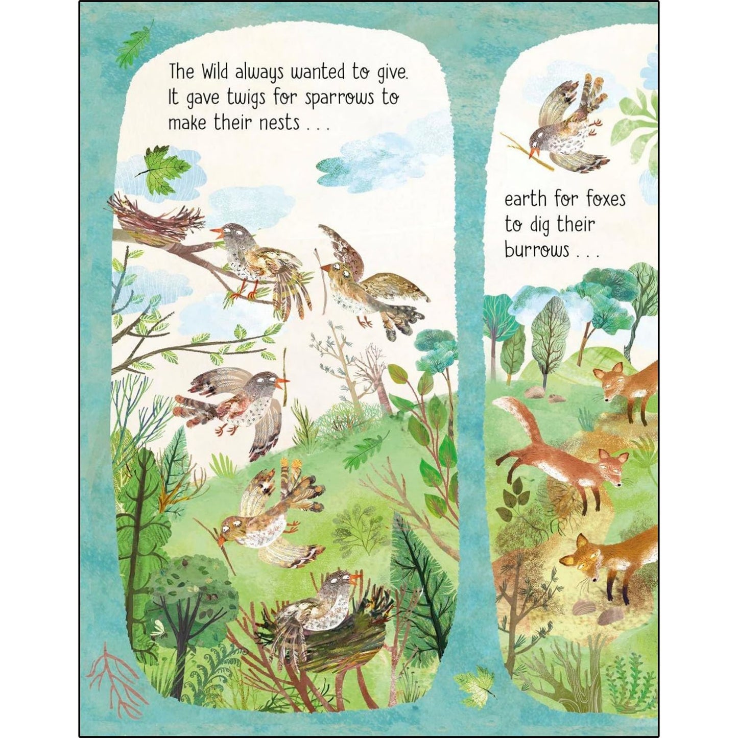 The Wild | Hardcover | Children's Picture Book on Nature