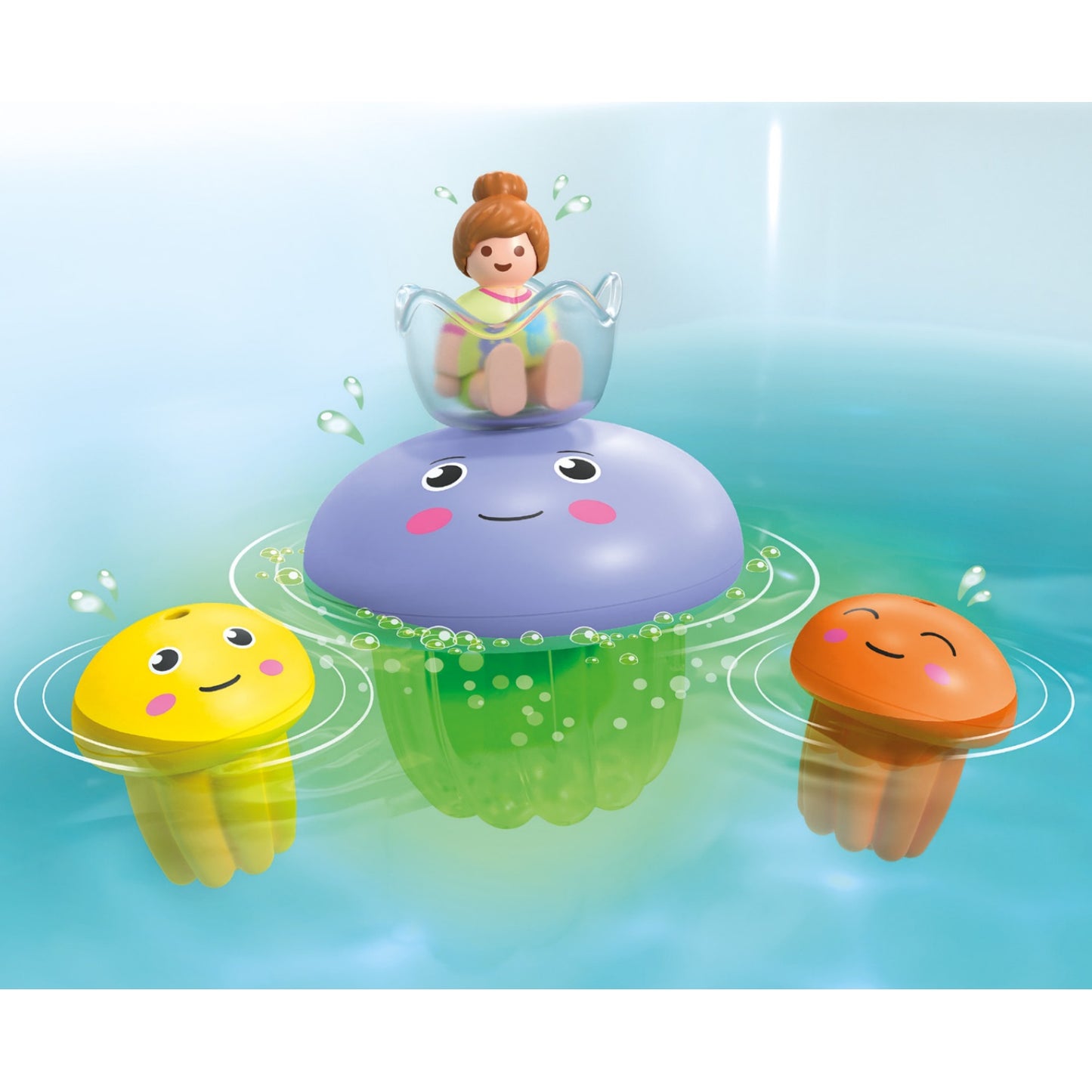 Colourful Jellyfish Family | Junior Aqua & Tinti | Bath Toys | 1 - 4 Years
