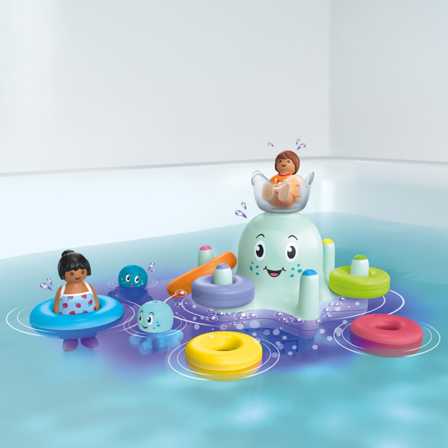 Colourful Kraken | Junior Aqua & Tinti | Bath Toys | 1 - 4 Years