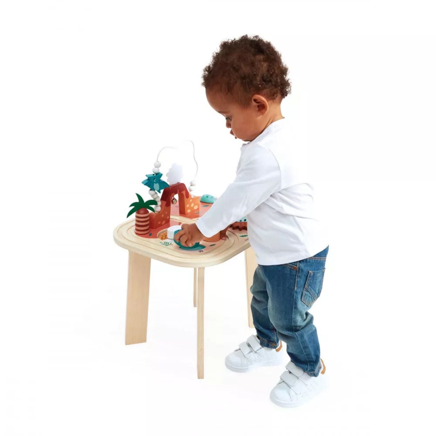 Childrens wooden activity table online