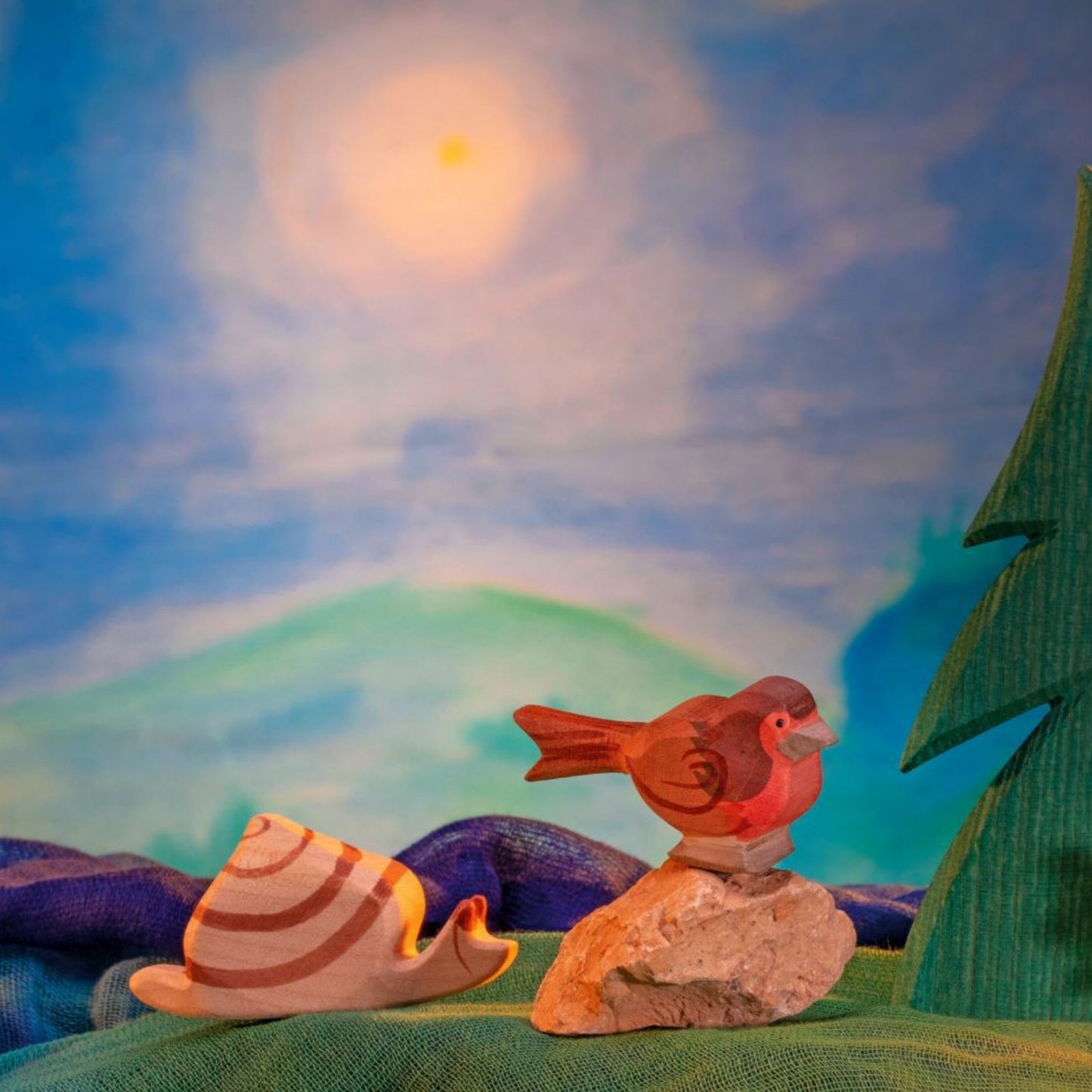 Snail | Woodland Animal Figure | Wooden Toys for Kids