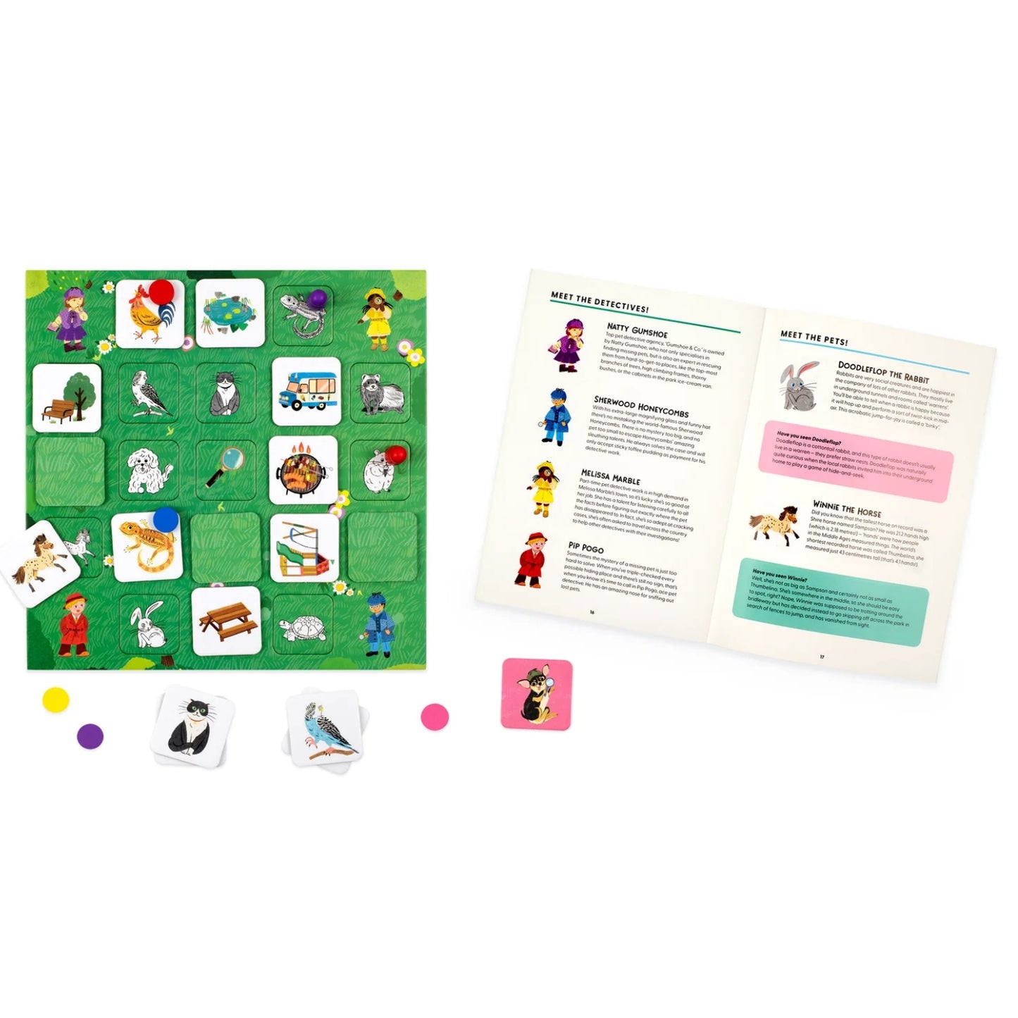 Flip and Find: Pet Detectives | Children's Board Games