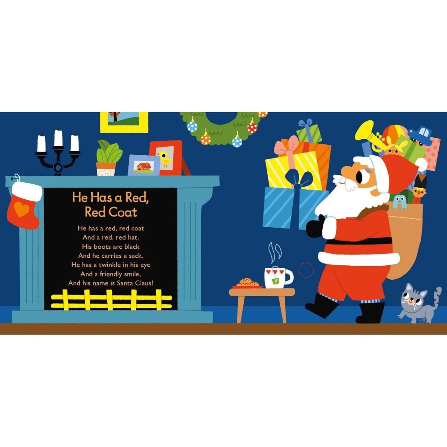 Listen to the Christmas Songs | Interactive Board Book for Children