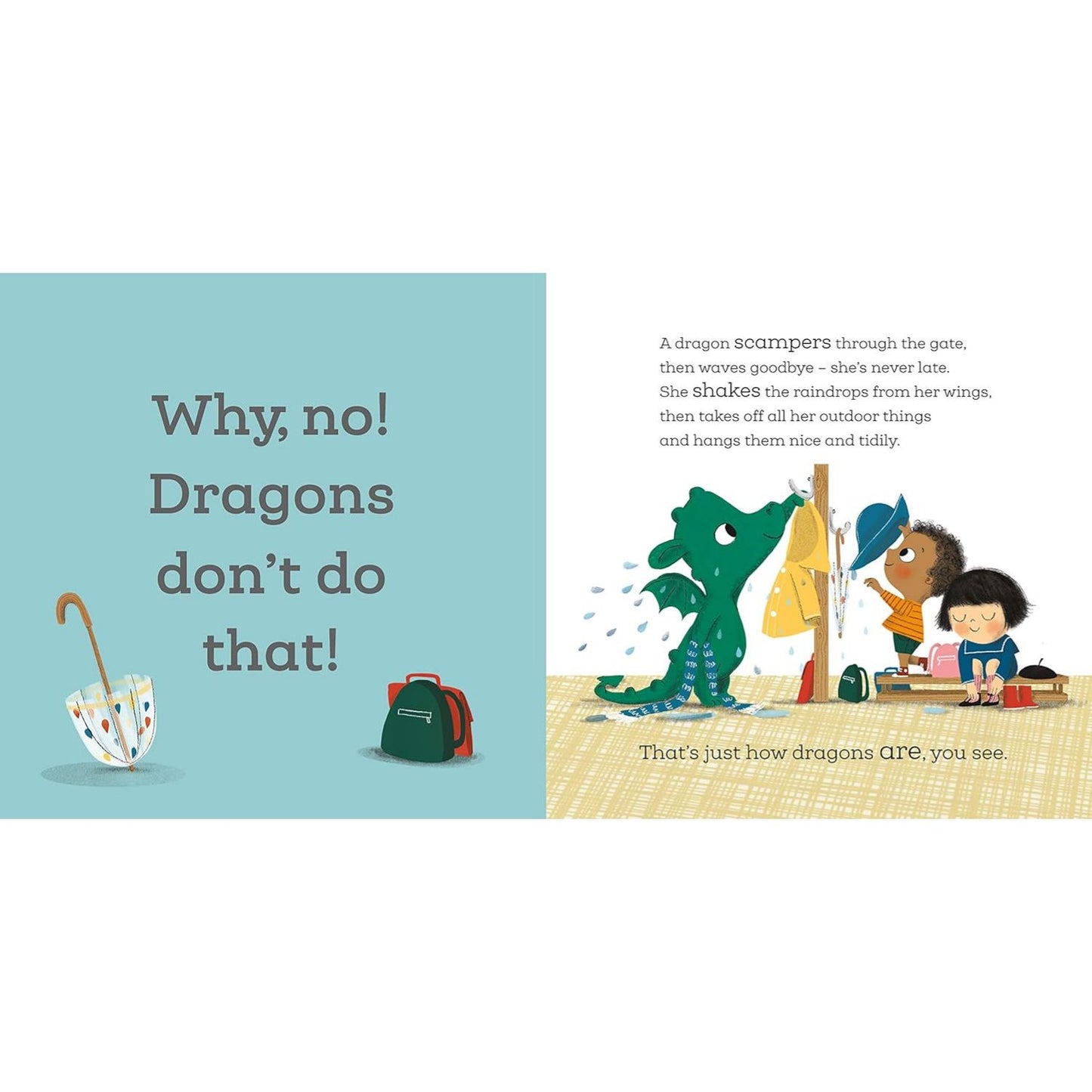When a Dragon Goes to School | Board Book | Children’s Book