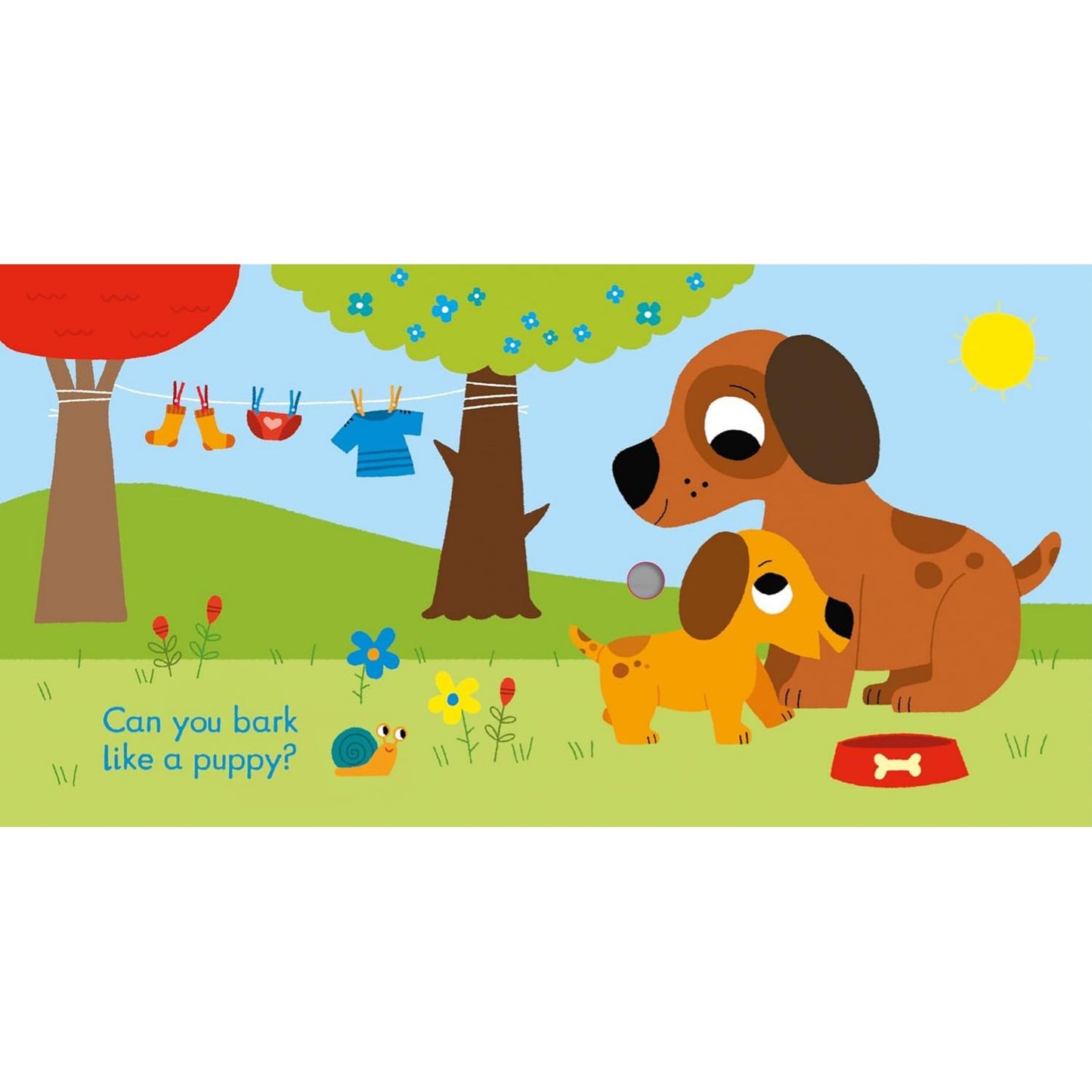 Listen to the Baby Animals | Interactive Board Book for Children