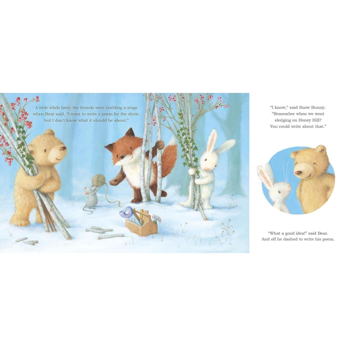 Snow Bunny’s Christmas Show | Board Book | Children’s Book