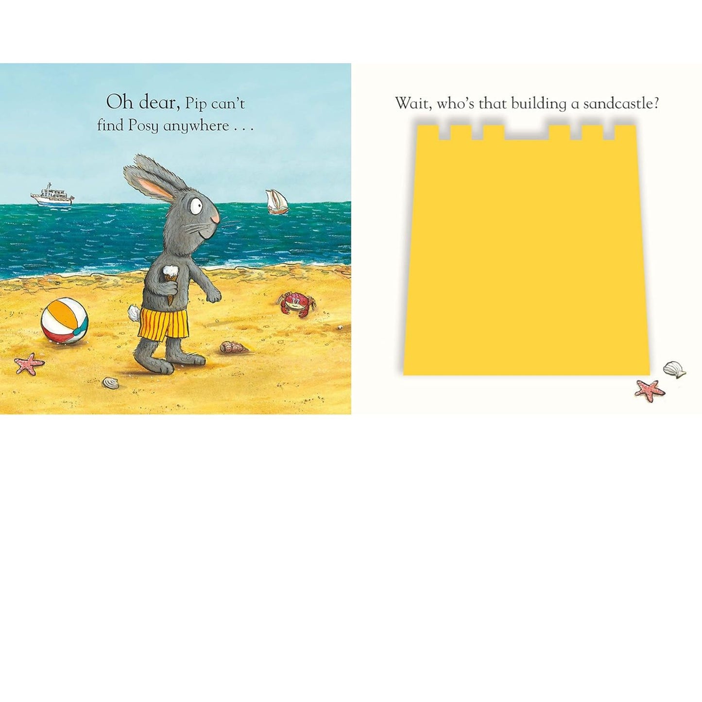 Pip & Posy, Where Are You? At The Seaside | Felt Flaps Board Book