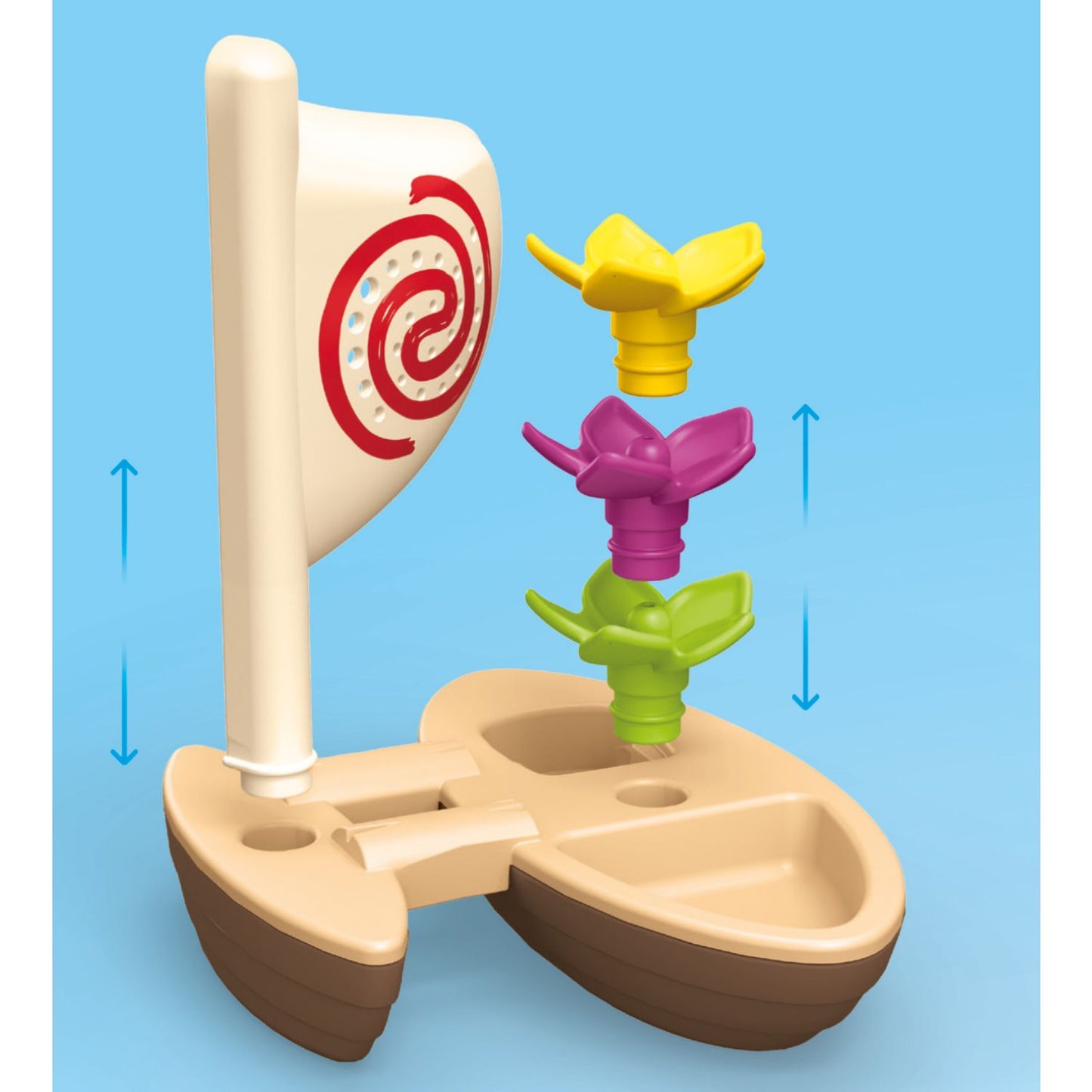 Moana's Sail Boat | Junior Aqua | Bath Toys | Eco-Plastic | 1 - 4 Years