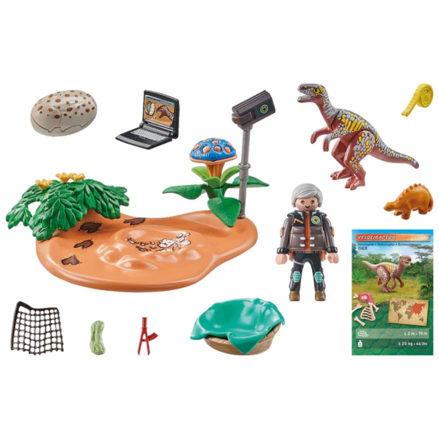 Stegosaurus Nest with Egg Thief | Dinos | Eco-Plastic | 4 - 11 Years