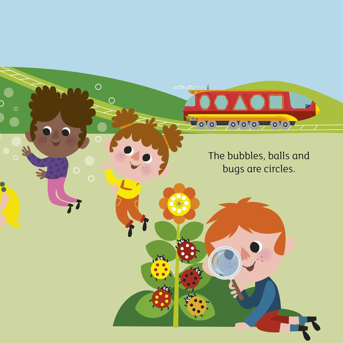 All Aboard the Shapes Train | Paperback | Early Learning for Children