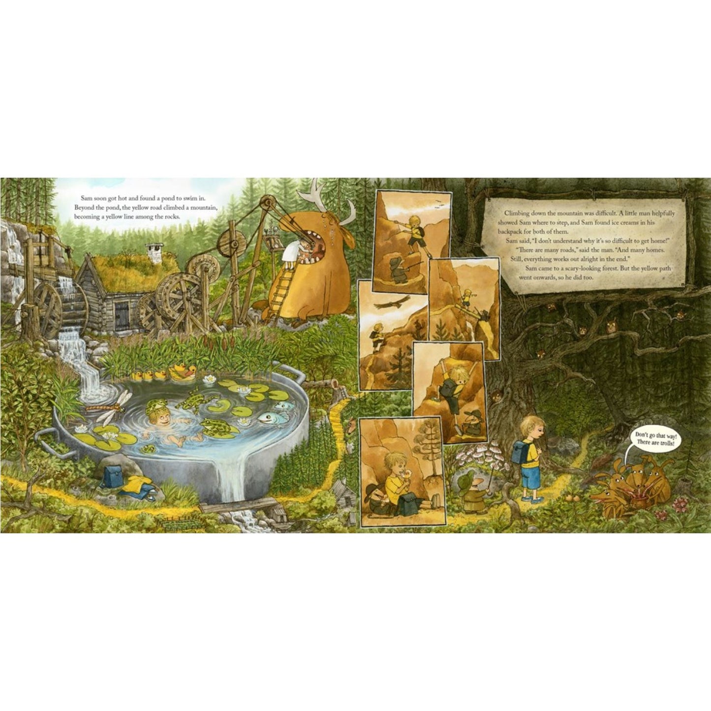 The Yellow Road | Sven Nordqvist | Hardcover | Children's Story Book