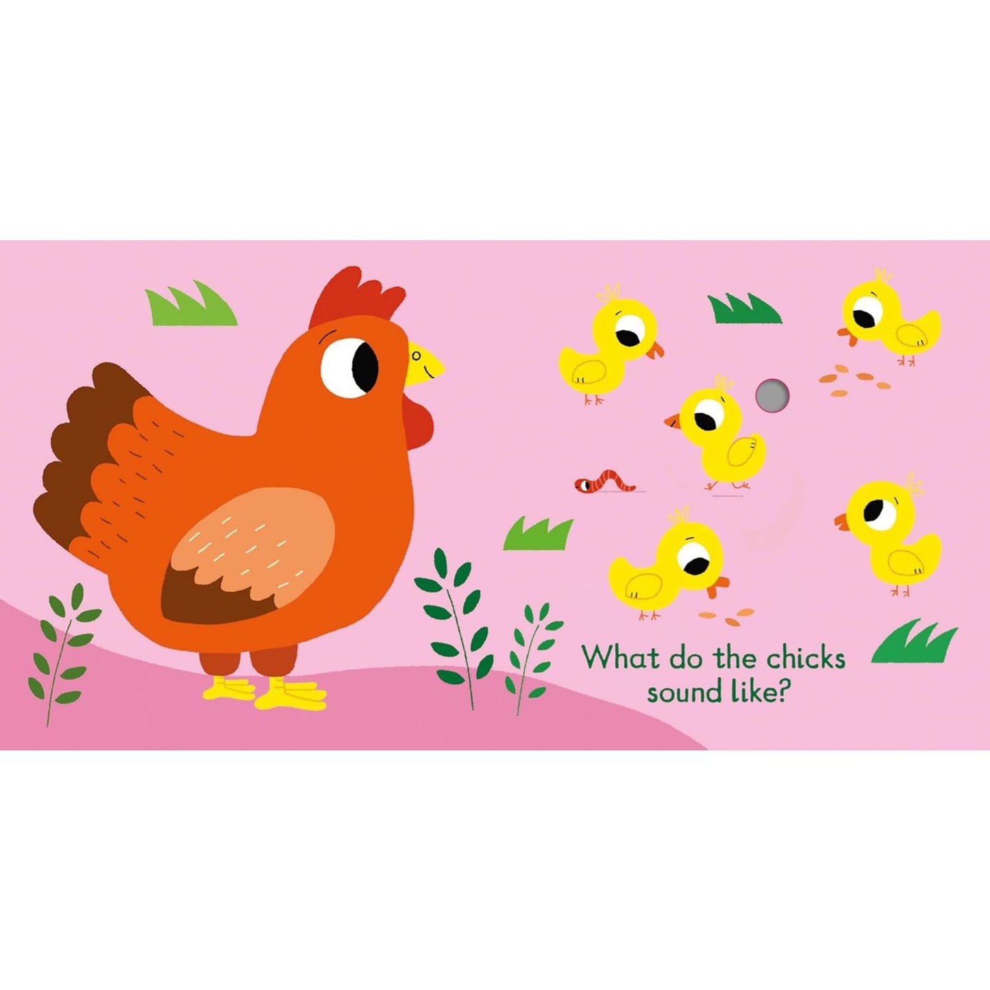 Listen to the Baby Animals | Interactive Board Book for Children