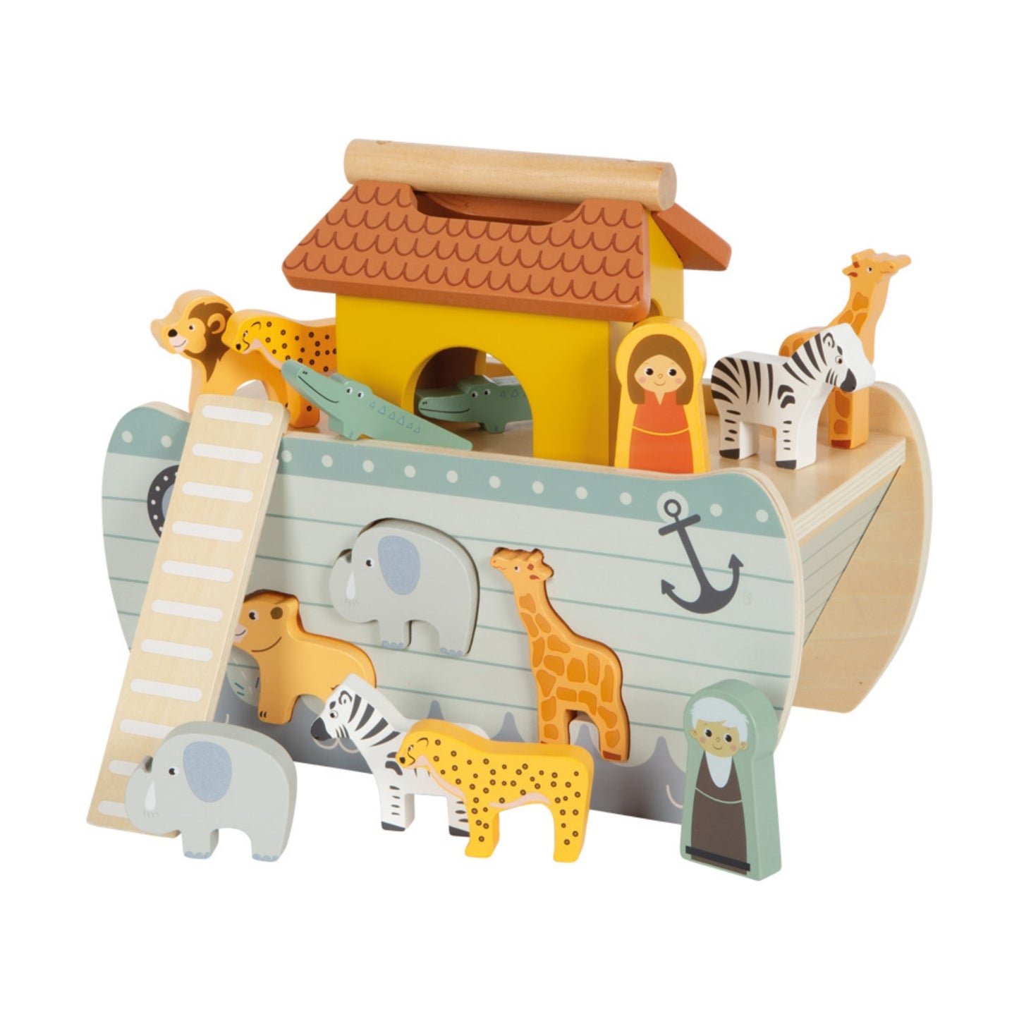 Noah's Shape Sorter Ark | Toddler Activity Wooden Toy