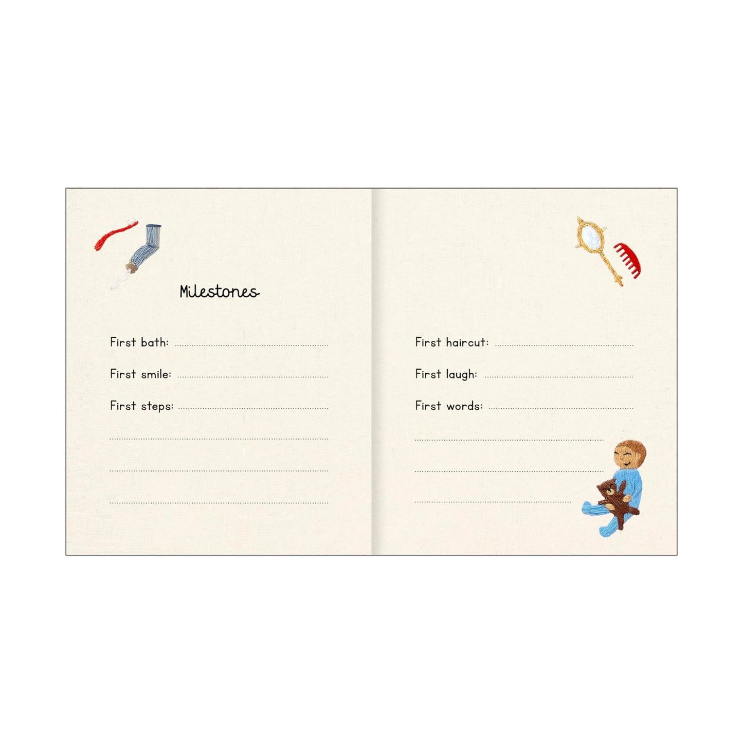 Baby Memory Box | A special place for precious keepsakes. Includes a little bag and boxes, plus mini books, notepaper, frame and more!