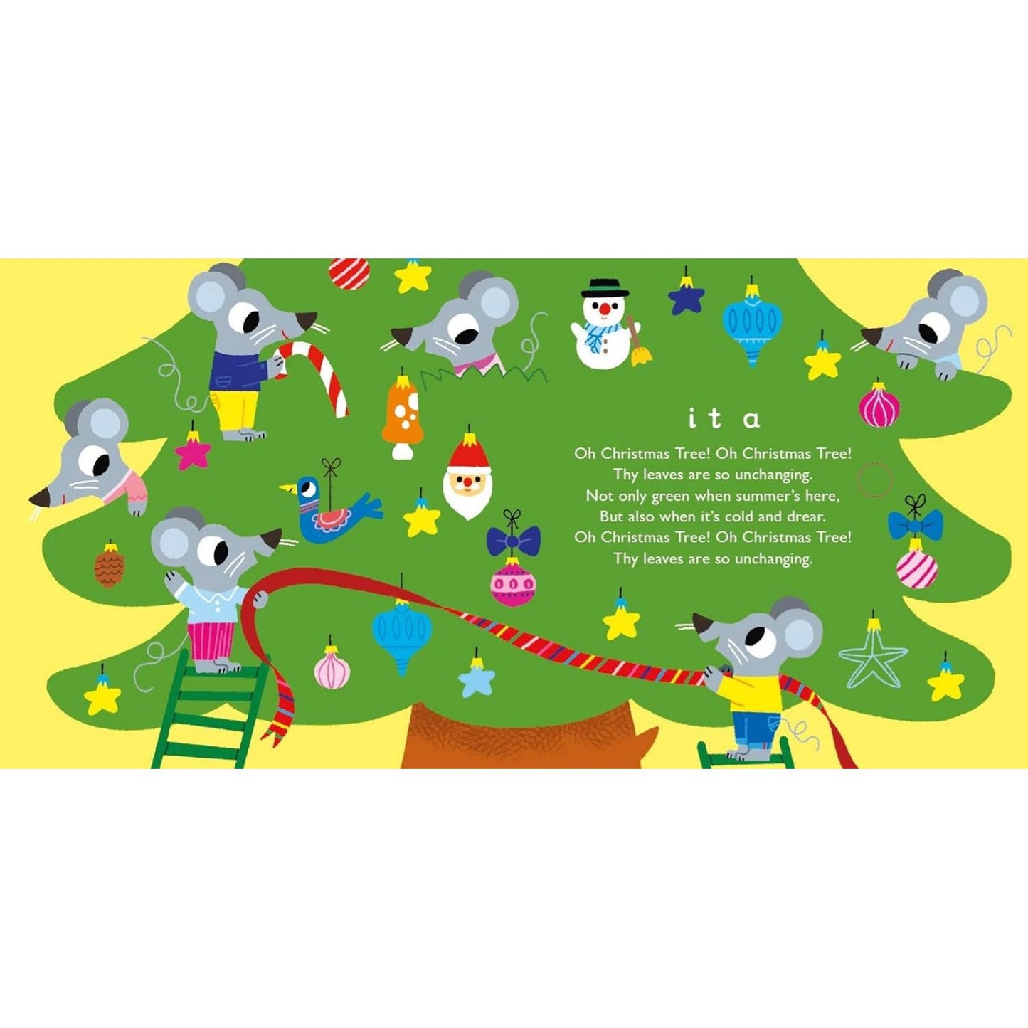 Listen to the Christmas Songs | Interactive Board Book for Children