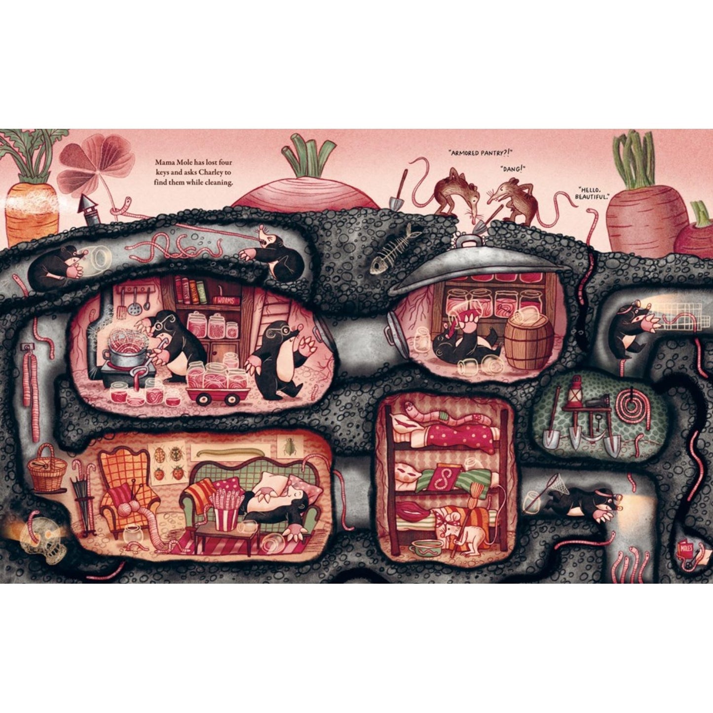 Charley Mouse Cleans House | Hardcover | Humour for Children