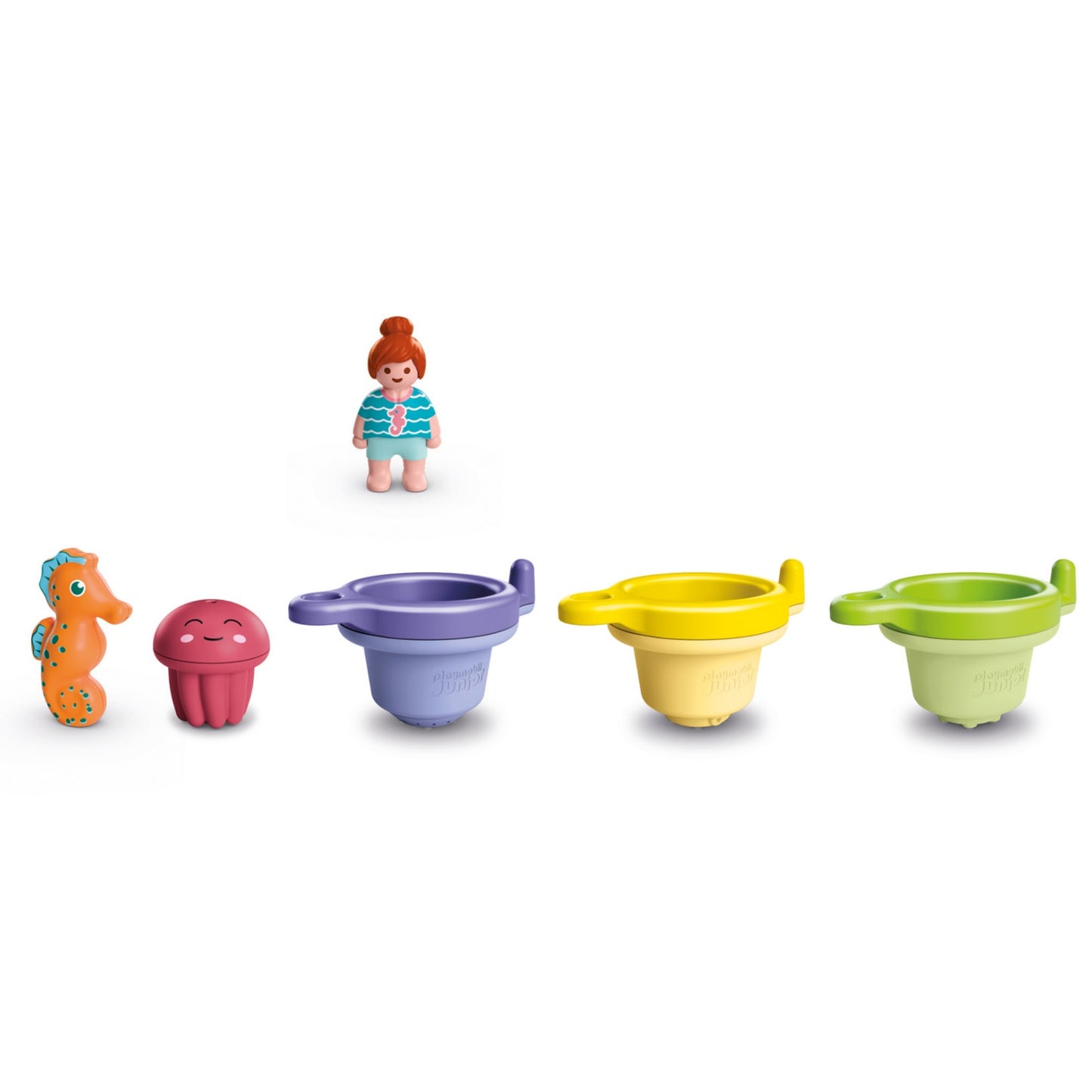 Floating Cups with Water Fun | Junior Aqua | Bath Toys | 1 - 4 Years