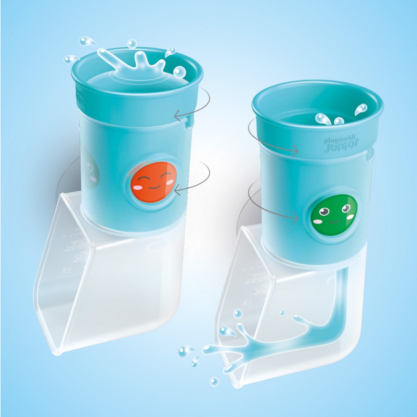 Pour and Play Water Tank with Slide | Junior Aqua | Bath Toys | 1 - 4 Years