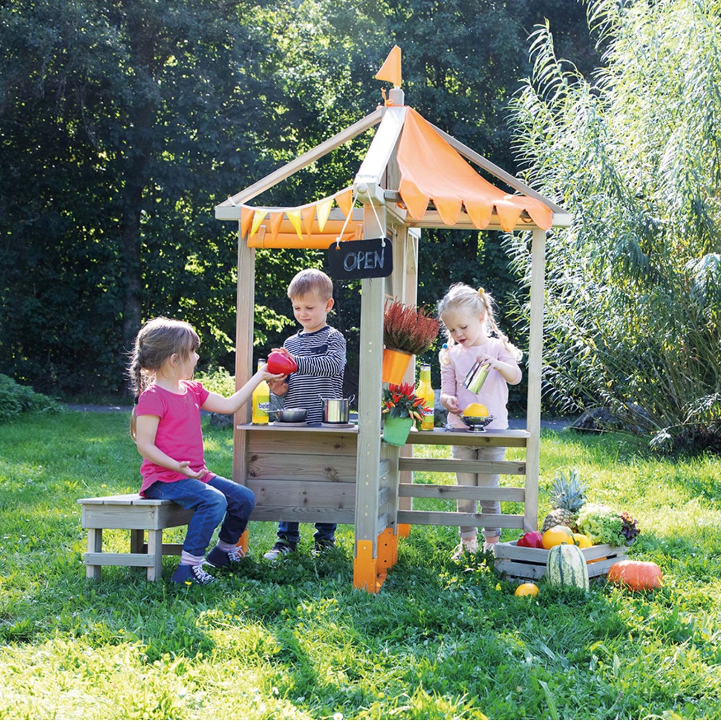 Kiosk 4-In-1 | Outdoor Pretend Play Toy For Kids