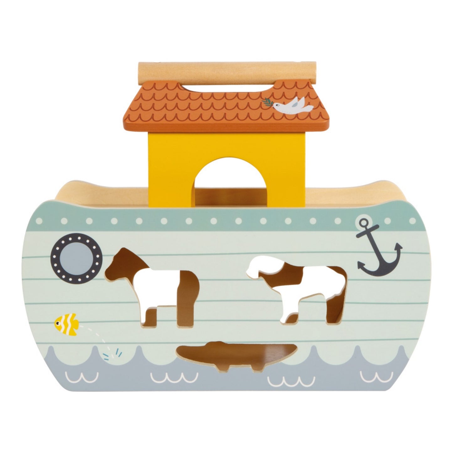 Noah's Shape Sorter Ark | Toddler Activity Wooden Toy