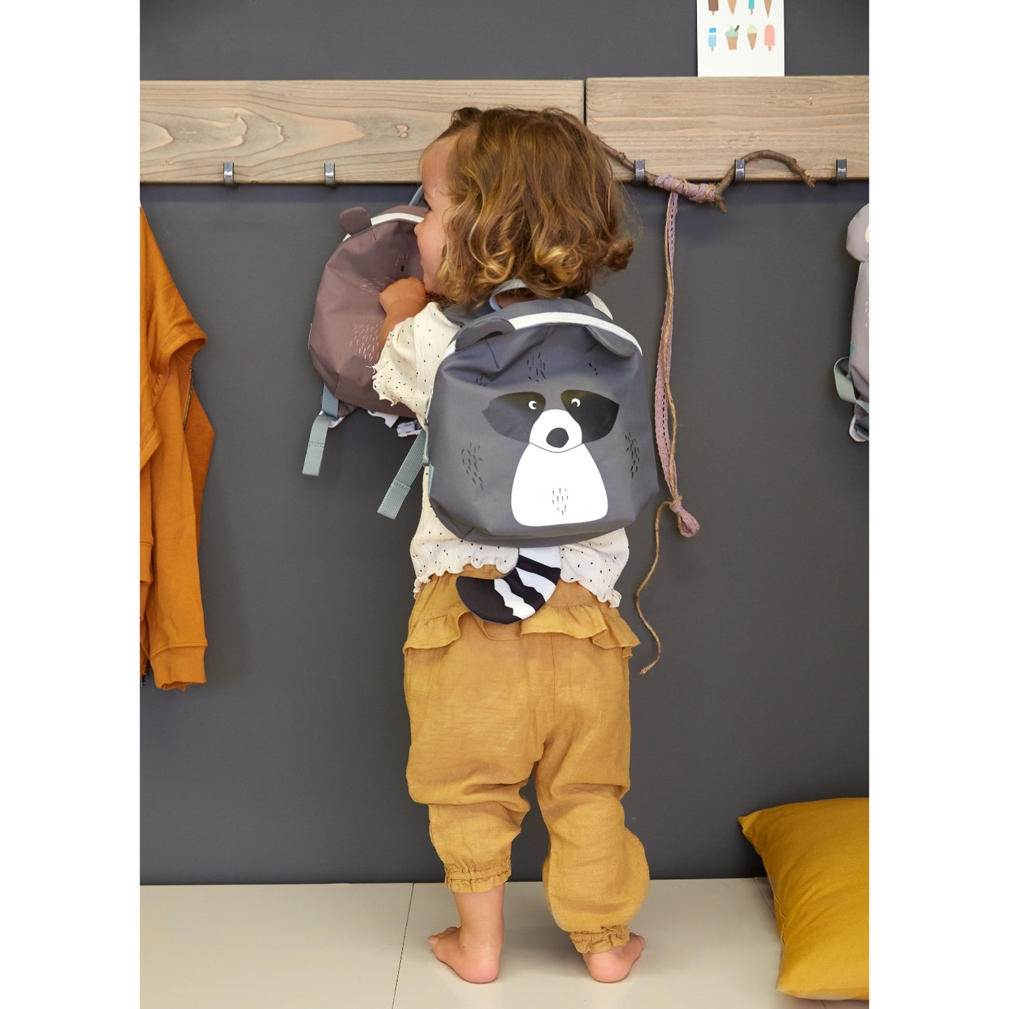 About Friends Racoon | Mini Backpack | Kid's Backpack for Creche, Nursery & School