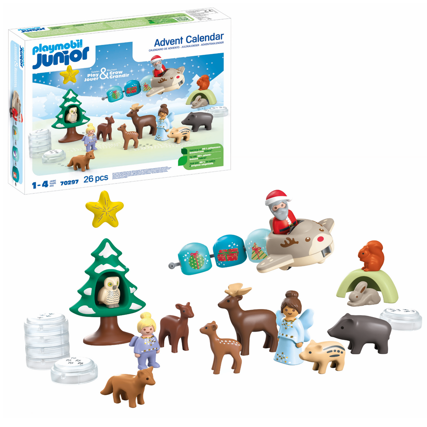 Advent Calendar Snowy Christmas – 24 Days of Festive Surprises! | Junior | Eco-Plastic