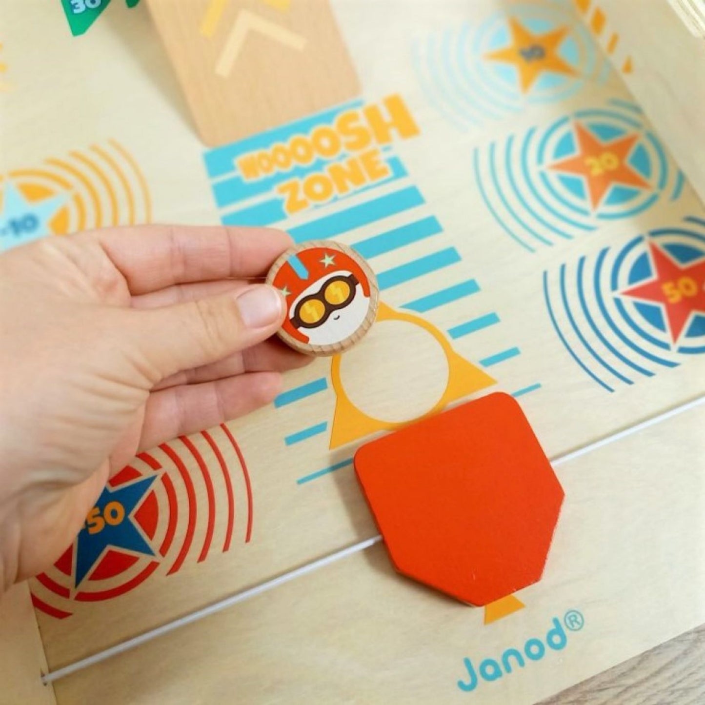 Sling Puck Game | Wooden Shuffleboard Game