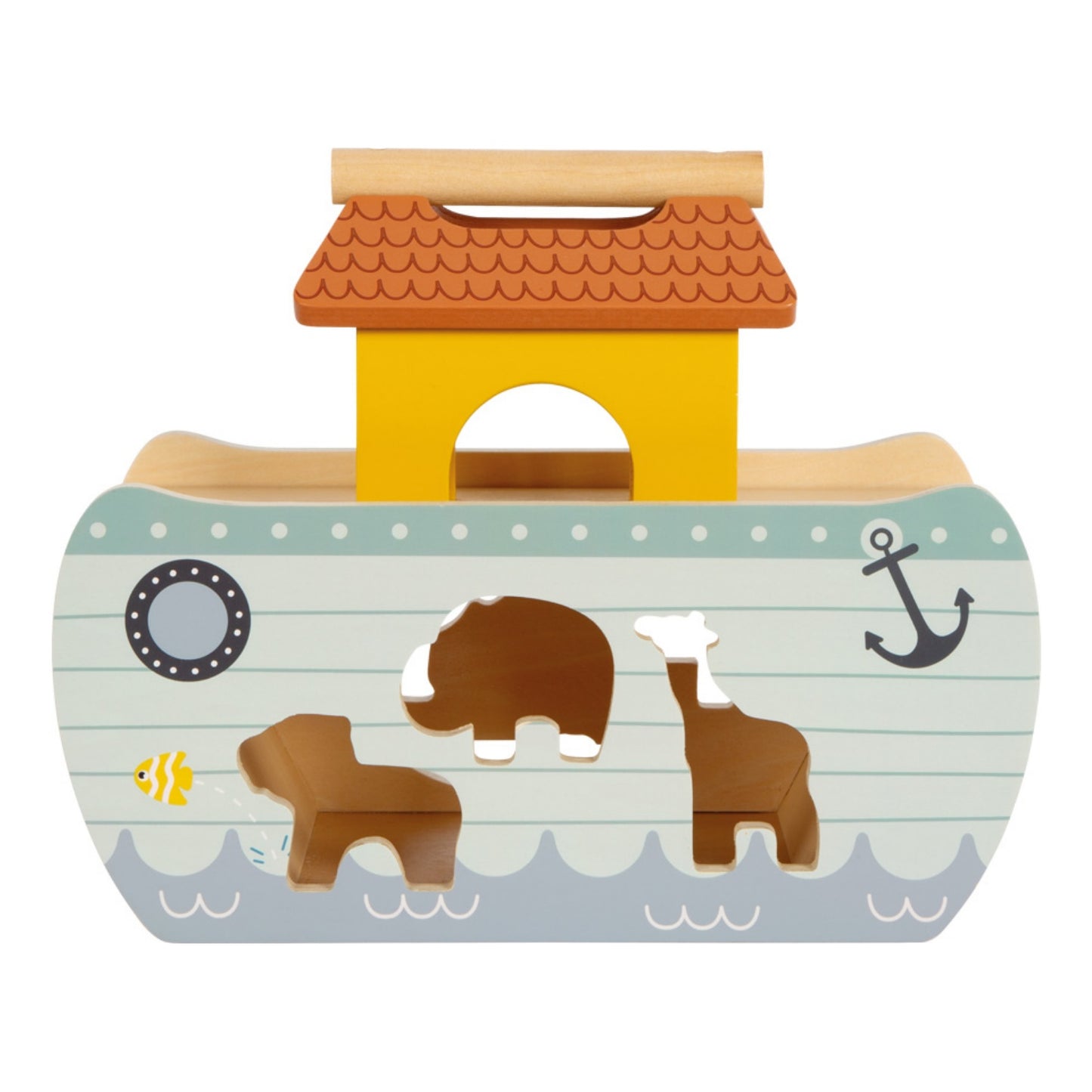 Noah's Shape Sorter Ark | Toddler Activity Wooden Toy